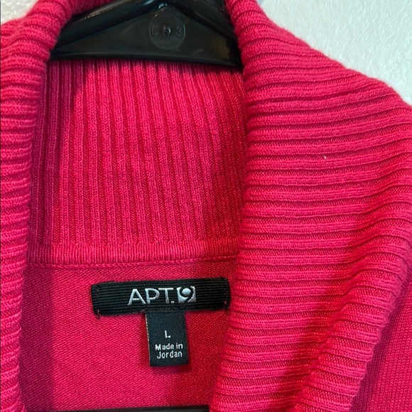 Apt. 9 Large Magenta Pink Cowl Neck Sweater - Picture 4 of 6